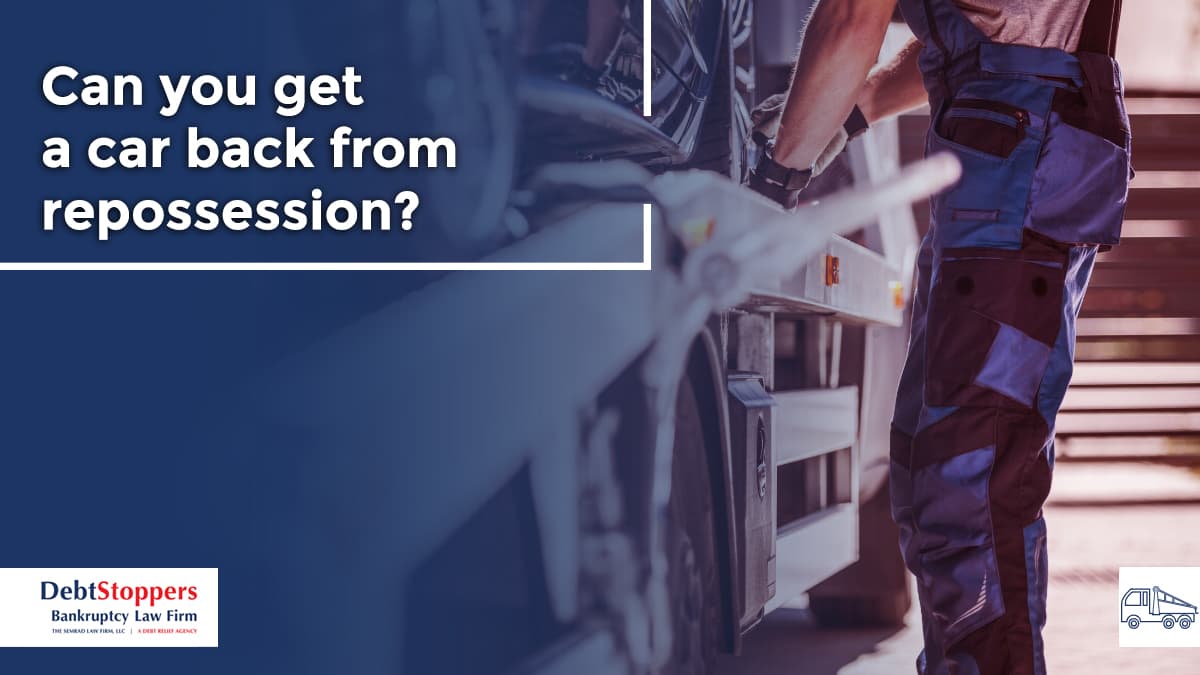 Can you get a car back from repossession?