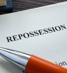 How can you find out if your vehicle is on the vehicle repossession