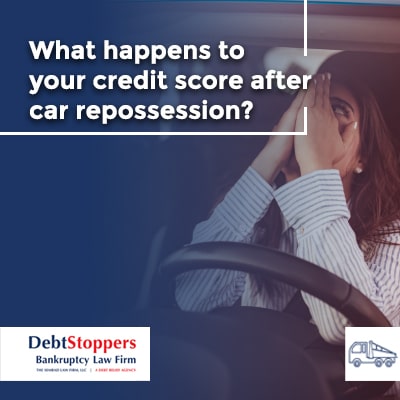 What happens to your credit score after car repossession?